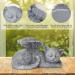 CestMall Dog Angel Pet Memorial Statue - Resin Sleeping Cat Memorial Ornament for Home Garden - 5.1x3x3.1in - Buy Online on GoSupps.com