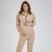 BABA WEST Organic Cotton Maternity Loungewear - Camel Two-Piece Pregnancy Set - Buy Online on GoSupps.com