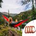 Orange L-Rover 12KN Lightweight Carabiner Clips - 4 Pack for Hammocks, Camping, Outdoor, Gym, Hiking - Heavy Duty Aluminium Wiregate Carabiners - Buy Online on GoSupps.com