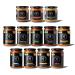Lion content - Vegan Special - 12x 570g glass with all vegan flavors - 100% organic - without adding sugar and gluten -free - healthy ready meals with a lot of protein