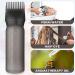 WLLHYF 2 Pack Root Comb Applicator Bottle 6 Ounce Hair Dye Bottle Brush Hair Oil Squeeze Bottles Plastic Hair Root Comb Color Applicator with Graduated Scale (Black) - Buy Online on GoSupps.com