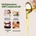 Organic Soybean Oil Body Oil - Professional Massage Anti-Cellulite Anti-Aging with Vitamin E Makeup Remover - 2000ml - Buy Online on GoSupps.com