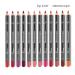 Aseawave Lip Liner Pencil Set - 12pcs High Pigmented Creamy Matte Lip Liners for Girls and Women - Lip Makeup Gift for Daily, Travel, Party, Work - Buy Online on GoSupps.com
