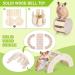 Vegena 7-Piece DIY Hamster Toy Set - Wooden House Bell Roller Bridge & Swing - Perfect for Dwarf Hamsters Guinea Pigs & Chinchillas - Buy Online on GoSupps.com