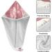 White Horse Pink Flower Hair Towel 2 Pack - Super Absorbent Quick Dry Hair Turbans for Women & Girls - Buy Online on GoSupps.com