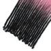Handmade 24 Thin 0.6cm Synthetic Dreadlock Extensions - Soft Crochet Hair Hip-Hop Style 20 Strands Pink - Buy Online on GoSupps.com