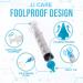 JJ CARE Ear Wax Removal Syringe 20ml - Ear Cleaner Kit with Tri-Stream Irrigation - Includes 4 Rubber Tips - Buy Online on GoSupps.com