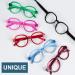 BLUELESS Oversized Reading Glasses 6-Pack for Women | Metalless Screwless Spring Hinges +2.00 Strength - Buy Online on GoSupps.com