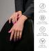 Buy Nailog Halfway Hardened Gel Nail Wraps - 20pcs Long-Lasting Salon Quality Nail Polish Strips | Shiny Gel Finish & Easy Application - Buy Online on GoSupps.com