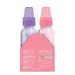 Dr. Brown's Girls' 6-Pack 8 oz. Bottles - 3 Lavender, 3 Pink - Natural Flow Design - Buy Online on GoSupps.com