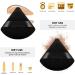 2Pcs Black Molain Triangle Makeup Puff Set - Soft Reusable Cosmetic Sponges for Loose Powder Foundation - Ideal for Eyes, Corners, Wet & Dry Makeup - Buy Online on GoSupps.com
