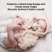 Luxury Baby Pacifier - Soft Silicone Nipple with Chain Clip for Newborns 6-18 Months - Gold - Buy Online on GoSupps.com