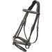 ExionPro Fancy Designer Stitched Square Raised Snaffle Noseband Horse Bridle with Detachable Flash - Full Havana - Buy Online on GoSupps.com