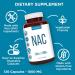 NAC Supplement 1000mg - Antioxidant Support for Liver Health & Detox - Boosts Lung & Immune Health - 120 Vegetable Capsules - Buy Online on GoSupps.com