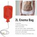 BROLEO Enema Kit - Detox Cleansing System with Rubber Controlled Water Flow Reusable Home Use (Red) | International Shipping Available - Buy Online on GoSupps.com