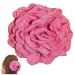 Big Flower Hair Claws Women's Vintage Headwear Big Rose Flower Hair Bow Barrettes Ponytail Holder Hair Accessories for Girls Rose Red