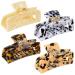 4 PCS Large Hair Claw Clips,4 inch Tortoise Hair Clips,Rectangle Hair Clamp for Women, Non-slip Acetate Material,Claw Clips for Thin Thick Hair,Great Gift for Holiday Seasons