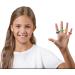 12-Piece Spiky Sensory Finger Rings Set for Teens & Adults - Stress Reducer & Massager in Red, Blue, Green, Gold & Silver - Buy Online on GoSupps.com
