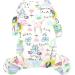 Zunea Small Dog Overall - Enchanting Mouse & Flower Print Cotton Romper Pajama for Pets - Soft & Comfortable Puppy Sleeping Clothes (1 Pack) - Buy Online on GoSupps.com