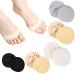 Womens Fabric Forefoot Pads Comfortable Non-slip Metatarsal Pads Cushions Toe Socks High Heels Foot Cushions Socks (5pairs)