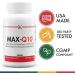 Stop Aging Now MAX-Q10 CoEnzyme 200 mg - Kaneka Q10 & BioPerine for Heart Health & Energy | Buy Internationally - Buy Online on GoSupps.com