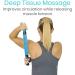 Vive Massage Stick Roller - Deep Tissue Massager for Muscle Pain Relief - Trigger Point Therapy Tool for Physical Therapy - Black and Blue - Buy Online on GoSupps.com