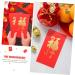 Lurrose 30 Pcs Large Holiday Red Envelope Red Gift Envelopes Spring Festival Red Packet Red Gifts Year of The Rabbit Red Envelopes Chinese Red Packets Golden Patterns Gold Leaf Lucky China Red1x3pcs 16.5X9CMx3pcs - Buy Online on GoSupps.com