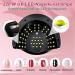 220W Professional UV Lamp for Gel Nails | Fast Touchscreen 4 Timers Portable LED Nail Lamp - Perfect for Home & Salon Use - Buy Online on GoSupps.com