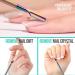 FANDAMEI Double End Cuticle Pusher Gel Nail Polish Remover Kit | Metal Scraper for Acrylic & Gel Polish Removal | Manicure Pedicure Tool for Salon & Home Use - Buy Online on GoSupps.com