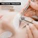 3-Piece Straight Pointed Tip Tweezers Set for Eyelash Extensions and Blackhead Removal - Classic Style 5.31 Inch - Precision Eyebrow Splinter - Lash Tweezers - 3 Count - Buy Online on GoSupps.com