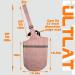 ULTLAT Yoga Mat Bag - Adjustable Shoulder Strap, Large Pockets, Pink Totem Design - Fits Mats up to 7.7 Diameter - Convenient Tote Carrier for Yoga Lovers - Buy Online on GoSupps.com