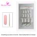 Shop Bling Art White Silver Glossy Oval False Nails - 24 Medium Tips | International Shipping - Buy Online on GoSupps.com