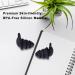 High-Quality Reusable Ear Plugs for Sleeping Noise Cancelling & Hearing Protection - Perfect for Work Concerts Swimming & More - Black Silicone - Buy Online on GoSupps.com