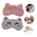Buy 2pcs Cartoon Sleep Masks for Kids | Breathable Satin Blindfolds | Eye Block Out Light | Koala Plush Design - Perfect for Sleep | Assorted Colors - Buy Online on GoSupps.com