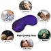Soft Blackout Eye Mask for Sleeping | Adjustable Straps & Digital Abstract Design | Perfect Travel Eye Mask for Women - Buy Online on GoSupps.com