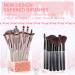 14-Piece Champagne Gold Professional Makeup Brush Set - Premium Synthetic with Case for Foundation, Blush & Eyeshadow - Buy Online on GoSupps.com