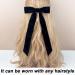 4pcs Velvet Bow Hair Clips Bow Hairpins Ponytail Holder Hair Bow Clips with Long Tail Bowknot Barrette for Kids Girls Women - Buy Online on GoSupps.com