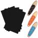 HXBYX Non-Slip Deck Pad Grip Mat Traction Mat, Trimmable DIY EVA Foam Sheet for Boat Kayak Canoe Yacht Pool Skimboard Step Surfboard SUP Board, 15in x 10in - 4 Pieces Black