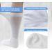 Fibye Extra Wide Socks for Swollen Feet - 2 Pairs Diabetic Edema Neuropathy Socks - Non-Binding Loose Fit - White, Medium - Buy Online on GoSupps.com