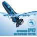 Rotary Shaver for Men Electric Razor Dry Wet Waterproof Rotary Men's Face Shaver Razors Cordless USB Rechargeable for Men Shavers Gift for Husband Father (Blue+3 Replacement Blades) - Buy Online on GoSupps.com