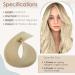 Elailite Nano Ring Hair Extensions Blonde Real Human Hair 50 Strands 50g Cold Fusion With Nano Beads Remy Hair Straight (#60 Platinum Blonde 16 Inch) 16 Inch (NANO) #60 Platinum Blonde - Buy Online on GoSupps.com