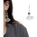 Feylie Goldfish Dangling Earrings - Trendy Cute Drop Earrings in Acrylic for Students & Office Professionals - Buy Online on GoSupps.com