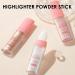 Jutqut Highlighter Patting Powder - Body Shimmer Makeup Stick (02 Fairy Pink) - Buy Online on GoSupps.com