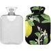 Durable 1L Heat Bottle - Warm-up Bag for Pain Relief & Therapy | Watercolor Lemons Design - Buy Online on GoSupps.com