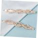 Housoutil 1 Pair Ab Diamond Bangs Hairpin Rhinestone Hair Clip Bridal Hair Pin Hair Rhinestones Diamond Hair Clips Rhinestones Bobby Pin Rhinestone Barrettes Girl Manual Headgear Alloy - Buy Online on GoSupps.com
