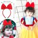 Bow Hairband Cute Girl Red Big Bow Hairband Handmade Fabric bow Hairband Used For Valentine's Day Birthday Party Hair accessories Ladies Role-Playing Headband - Buy Online on GoSupps.com