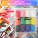 HULISEN Macrame Cord Set - 3mm x 396 Yards Natural Cotton Twine - 12 Rolls Colored Macrame String for DIY Crafts and Artworks - Buy Online on GoSupps.com