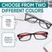 Prospek High-Quality Anti-Glare Computer Lights | UV Protection & Anti-Fatigue | Red & Black | Normal Size (2.00) - Buy Online on GoSupps.com