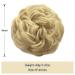 Shop Sofeiyan Hair Part Hair Tie Updos | Wavy Chignon Hairstyles & Extensions for Women - Ash Blonde & Bleaching Blonde (40g) - Buy Online on GoSupps.com
