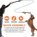Zttark Dog Flirt Pole Interactive Toy for Chase and Exercise - Durable Teaser Wand for Small, Medium, Large Dogs - Buy Online on GoSupps.com